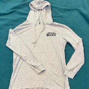 Disney Parks Star Wars Gray Faded Hoodie. Size Small
